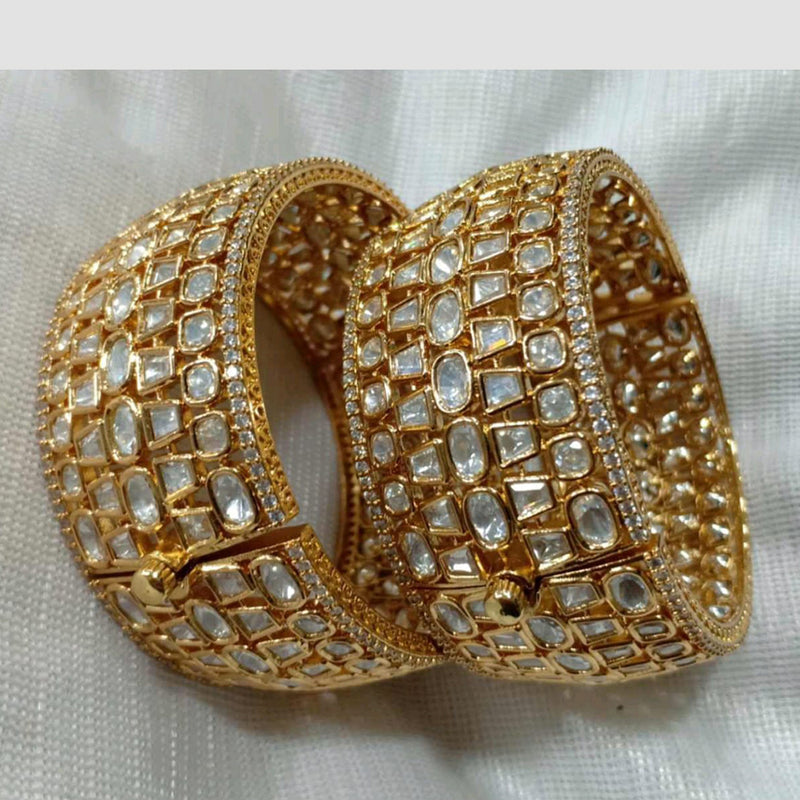 Shubham Creations Gold Plated Bangles Set