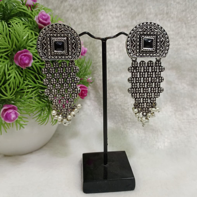 Shubham Creations Oxidised Plated Dangler Earrings