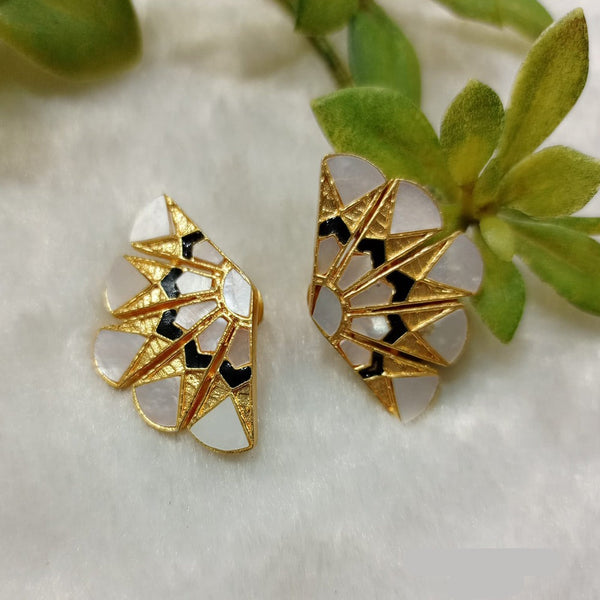 Shubham Creations Gold Plated Stud Earrings