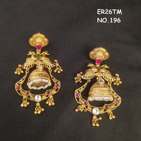 Kala Creation Gold Plated Jhumki Earrings