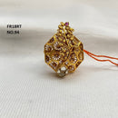 Kala Creation Gold Plated Pota Stone Finger Ring