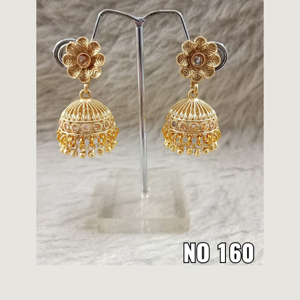 Star India Gold Plated Jhumki Earrings