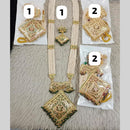 Star India Gold Plated Peral And Beads Long Necklace Set