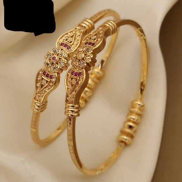 Exotica Collection Gold Plated Openable Kada