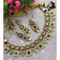 Exotica Collection Royal Crystal And Pearl Necklace Set