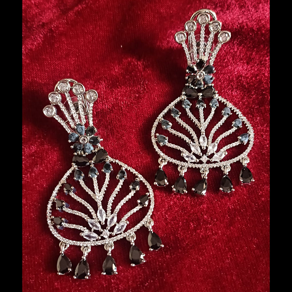 Exotica Collection Crystal Stone Elegant Dangler Earrings