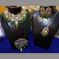 Exotica Collection Fancy Kundan Stone Pearl And Beads Necklace Set