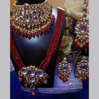 Exotica Collection Fancy Kundan Stone Pearl And Beads Necklace Set