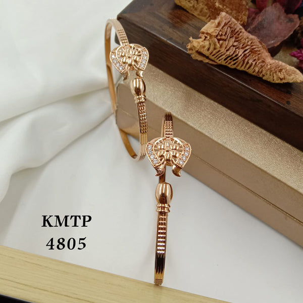 S. P Jewellery Rose Gold Plated Openable Kada