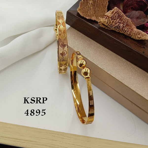 S. P Jewellery Gold Plated Openable Kada