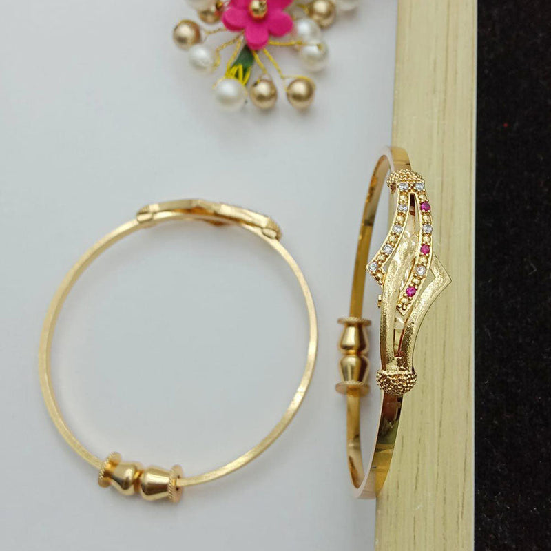 SP Jewellery Gold Plated Openable Kada