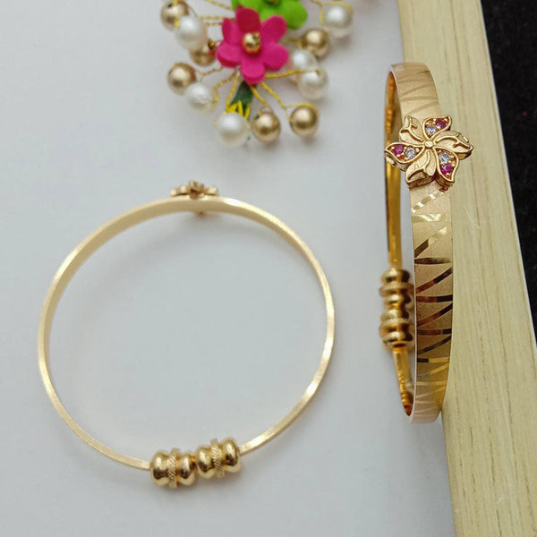 SP Jewellery Gold Plated Openable Kada