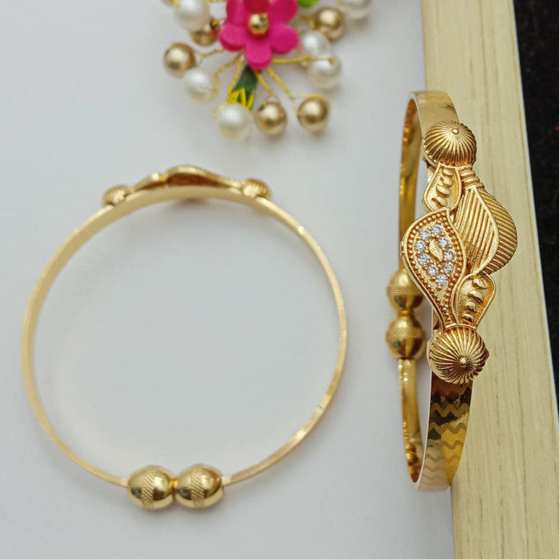 SP Jewellery Gold Plated Openable Kada