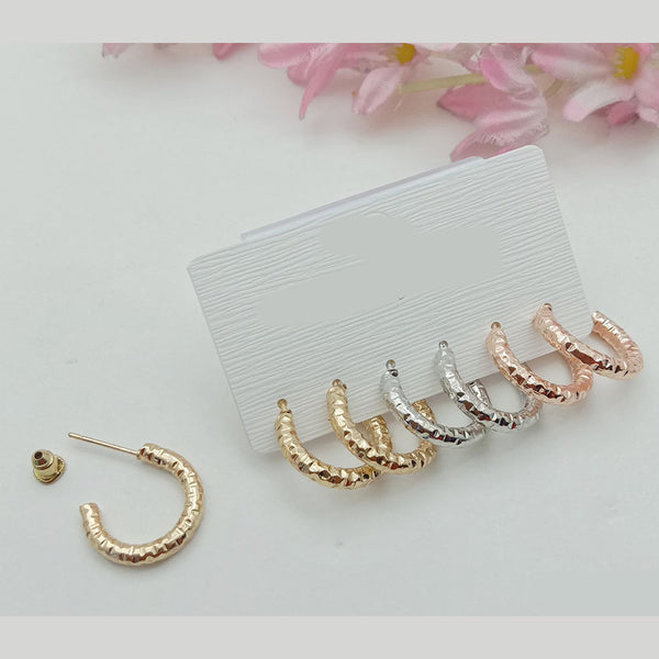 SP Jewellery Hoop Earrings Combo