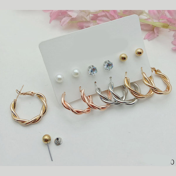 SP Jewellery Hoop Earrings Combo