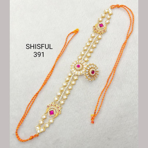 SP Jewellery Kundan Stone Gold Plated Sheeshphool