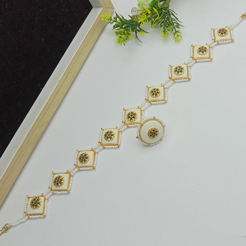 SP Jewellery Gold Plated Sheeshphool