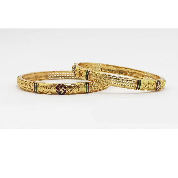 SP Jewellery Gold Plated Bangle Set