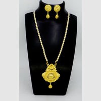 Mahavir Traditional Gold Forming Look Pearl Long Necklace Set (Pack of 6)