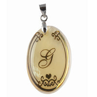 Urthn Alphabet G" Shell Pendant
