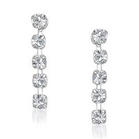 Urthn White Austrian Stone Necklace Set With Maang Tikka (Pack Of 6)