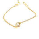 Urthn Gold Plated Necklace Set With Bracelet (Pack Of 6)