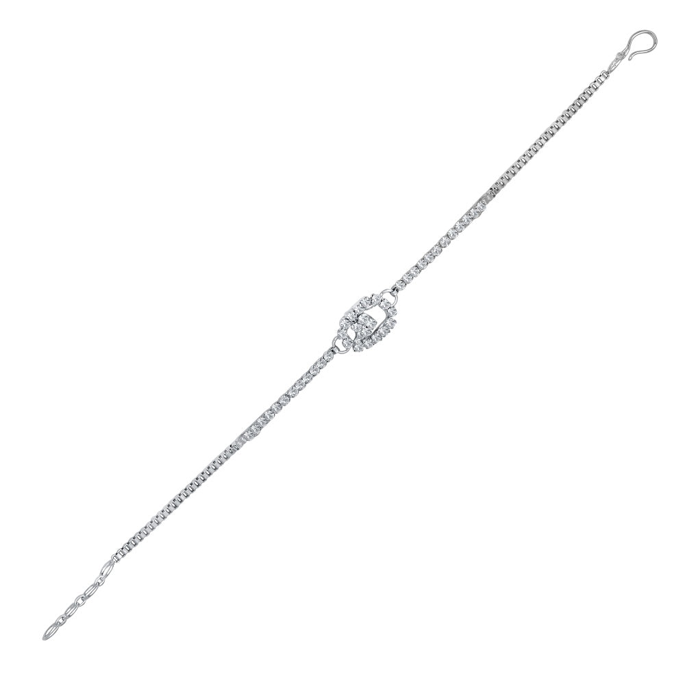 Urthn Silver Plated Necklace Set With Bracelet (Pack Of 6)