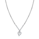 Urthn Austrian Stone Silver Plated Necklaces Set (Pack Of 6)