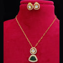 Jewel Addiction Gold Plated Kundan Pendant Set