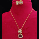 Jewel Addiction Gold Plated Kundan Pendant Set