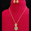 Jewel Addiction Gold Plated Kundan Pendant Set