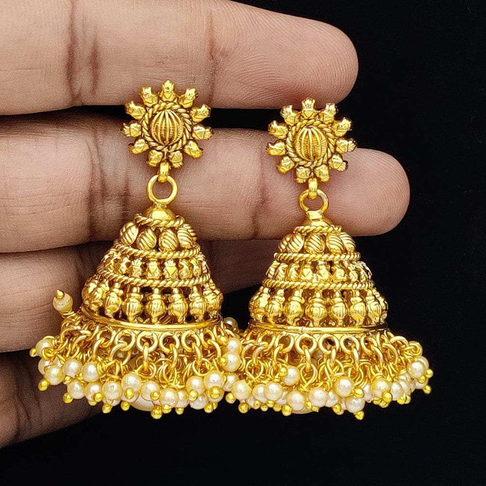 Jewel Addiction Gold Plated Jhumki Earrings