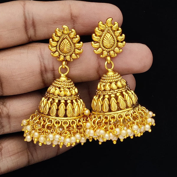 Jewel Addiction Gold Plated Jhumki Earrings