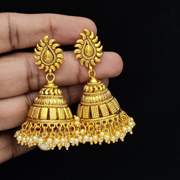 Jewel Addiction Gold Plated Jhumki Earrings