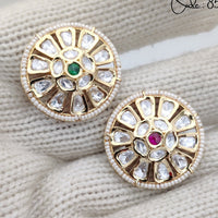 Jewel Addiction Gold Plated Kundan Adjustable Ring (1 Piece Only)