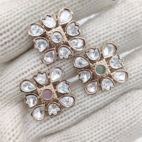 Jewel Addiction Gold Plated Kundan Adjustable Ring (1 Piece Only)