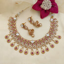Jewel Addiction Copper Gold Pota Stone Necklace Set