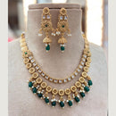 Jewel Addiction Copper Gold Pota Stone Necklace Set