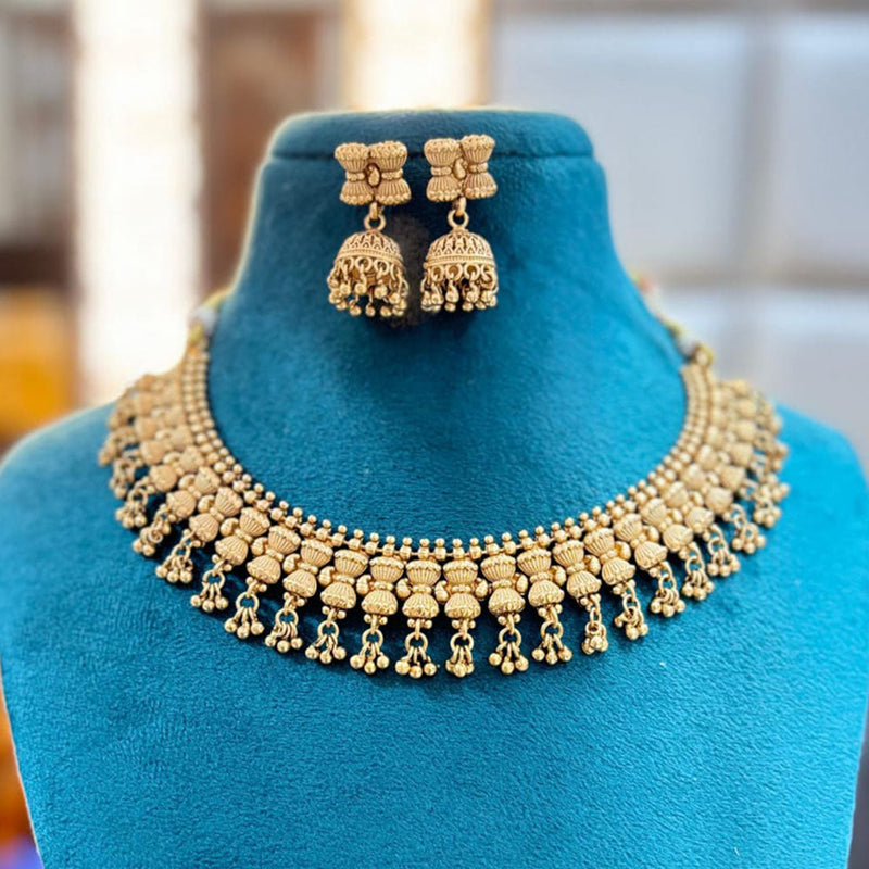 Jewel Addiction Copper Gold Necklace Set