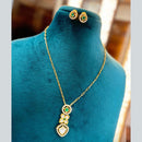 Jewel Addiction Gold Plated Polki Kundan Necklace Set