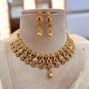 Jewel Addiction Gold Plated Pota Stone Necklace Set