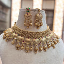 Jewel Addiction Gold Plated Pota Stone Necklace Set