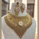 Jewel Addiction Gold Plated Pota Stone Necklace Set