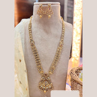 Jewel Addiction Gold Plated Pota Stone And Beads Long Necklace Set