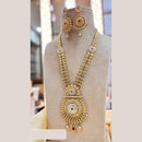 Jewel Addiction Gold Plated Pota Stone And Beads Long Necklace Set