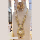 Jewel Addiction Gold Plated Pota Stone And Beads Long Necklace Set