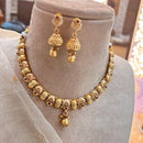 Jewel Addiction Copper Gold Pota Stone Necklace Set