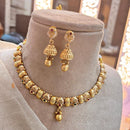 Jewel Addiction Copper Gold Pota Stone Necklace Set