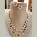 Jewel Addiction Designer Gold Plated Kundan Necklace Set
