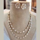 Jewel Addiction Designer Gold Plated Kundan Necklace Set